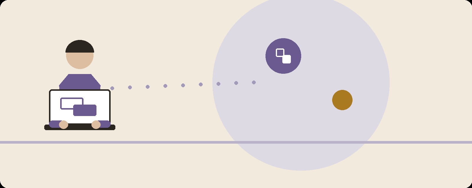 Illustration representing reselling business software subscriptions